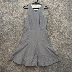 J Crew Dress Womens 0 Fit Flare Sleeveless Lined F0984